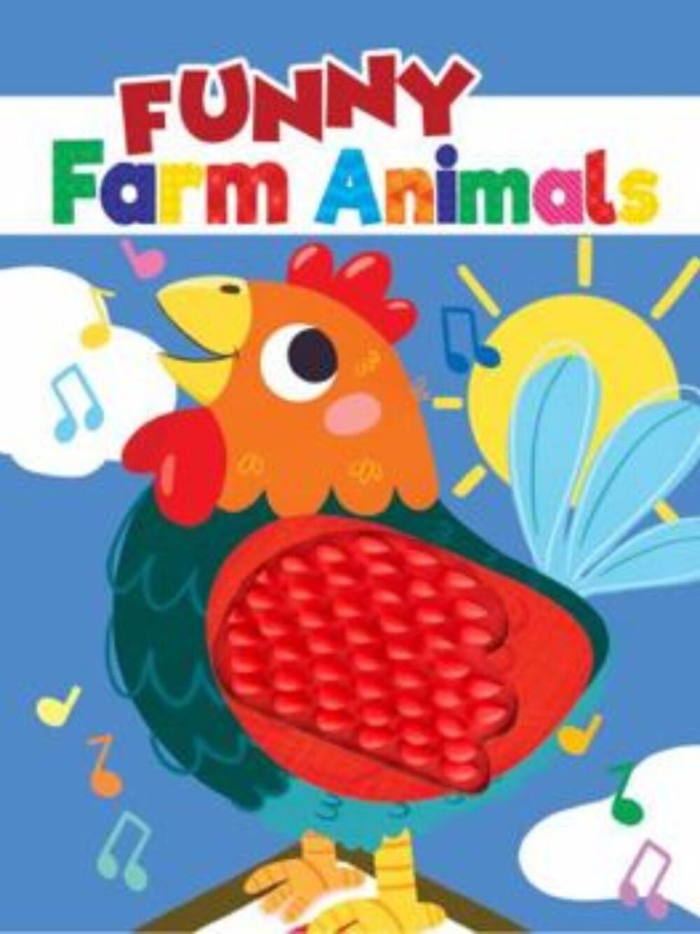 Funny Farm Animals - Silicone Touch and Feel Board Book by Little Hippo Books